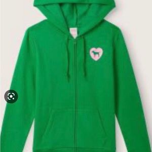 Victoria Secret PINK LIMITED EDITION PERFECT ZIP UP HOODIE NWT